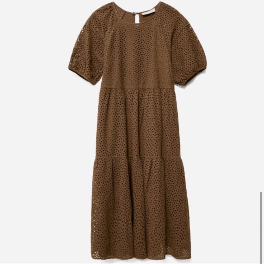EVERLANE Tiered Eyelet Dress